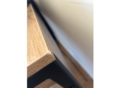 Письменный стол Леон Лофт бетон / черный матовый фото покупателя 161