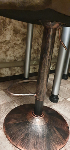 Барный стул Paskal коричневый / черный фото покупателя 5