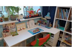 Письменный стол СПм-25 левый бетон фото покупателя 8