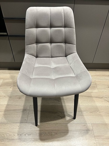 Стул на металлокаркасе Челси темно-серый 996 / черный фото покупателя 30