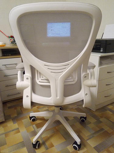 Компьютерное кресло Konfi light gray / blue / white фото покупателя 292