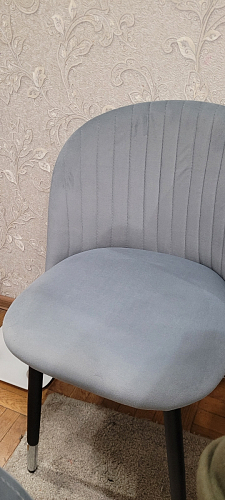 Стул на металлокаркасе Gabi gray / black фото покупателя 735