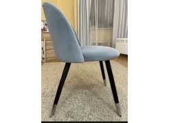 Стул на металлокаркасе Gabi blue / black фото покупателя 494