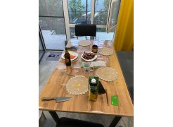 Деревянный стол Лота Лофт 120(160)х75 черный матовый / бетон светлый фото покупателя 788