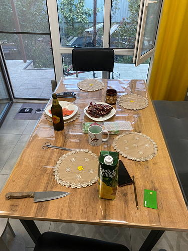 Стол раскладной Лота Лофт 120 25 мм юта / черный матовый фото покупателя 788