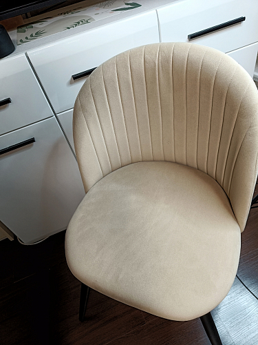 Стул на металлокаркасе Gabi gray / black фото покупателя 150