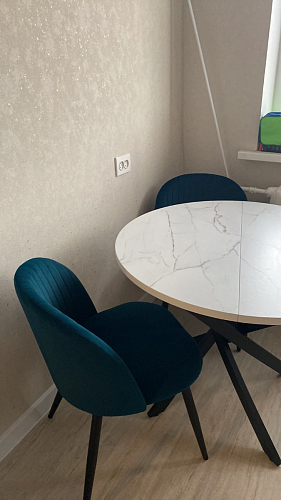 Стул на металлокаркасе Gabi 1 light purple / black фото покупателя 333