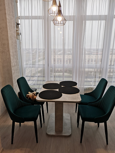 Стул на металлокаркасе Kora white / gray фото покупателя 105