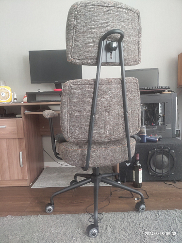 Компьютерное кресло City ткань темно-серый фото покупателя 7