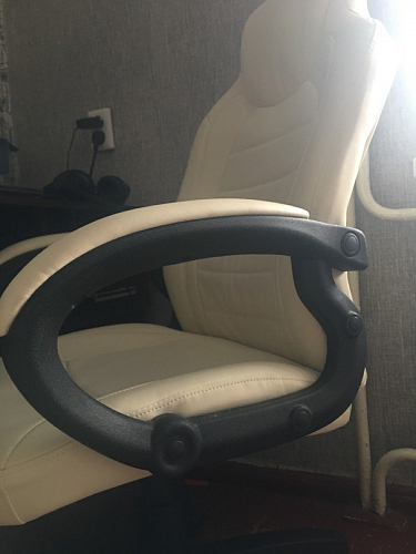 Компьютерное кресло Kadis коричневое / бежевое фото покупателя 54