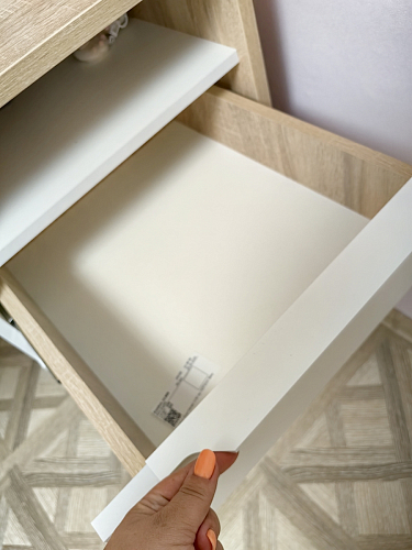 Компьютерный стол Комфорт 12.95 N дуб сонома / темно-серый фото покупателя 40