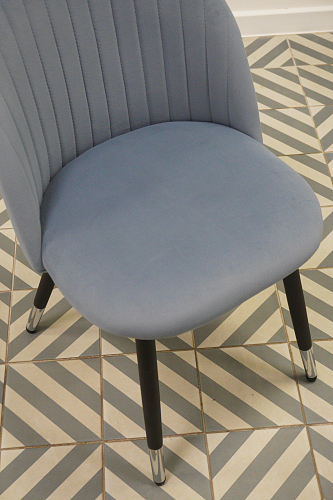 Стул на металлокаркасе Gabi green / black из шоурума 5