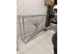 Консольный столик Akur Loft Paris хром / тонированное стекло из шоурума 2