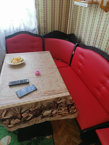 Кухонный уголок Елена-8 венге / бежевый кожзам фото покупателя 2