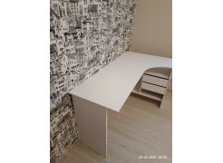 Письменный стол СПм-25 левый бетон фото покупателя 26