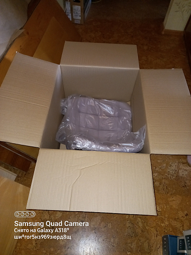 Компьютерное кресло Келми микровелюр светло-лиловый / белый глянец фото покупателя 2