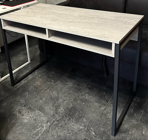 Письменный стол Леон Лофт бетон / черный матовый фото покупателя 58