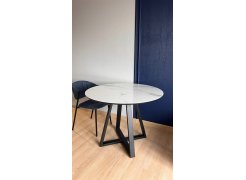 Стеклянный стол Норфолк 100 золото фото покупателя 11