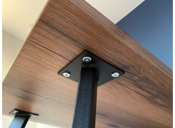 Стол Тринити Лофт 120 32 мм бетон / черный матовый фото покупателя 285