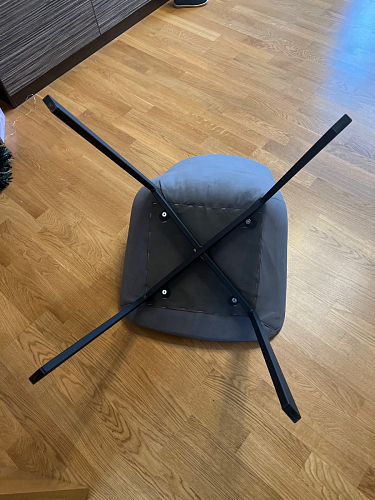 Стул на металлокаркасе Челси бирюзовый / черный фото покупателя 22