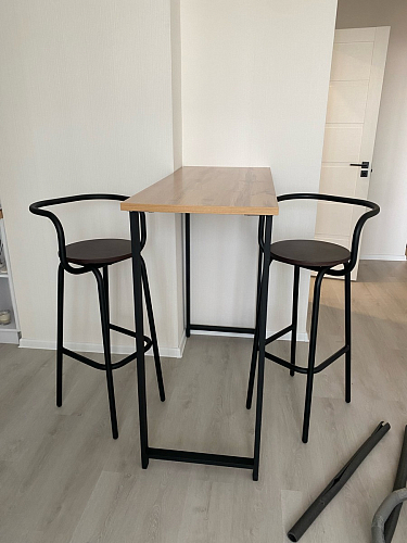 Барная стойка Дилан Лофт 120х50х90 бетон фото покупателя 8