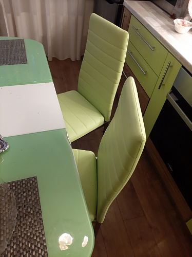 Стул на металлокаркасе DC2-001 green / orange фото покупателя 21