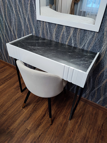 Стул на металлокаркасе Gabi gray / black фото покупателя 420