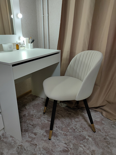 Стул на металлокаркасе Gabi gray / black фото покупателя 303