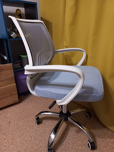 Компьютерное кресло Ergoplus белое / розовое фото покупателя 4