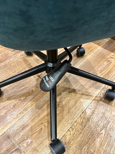 Компьютерное кресло Dublin/Дублин хром / вельвет графит фото покупателя 3