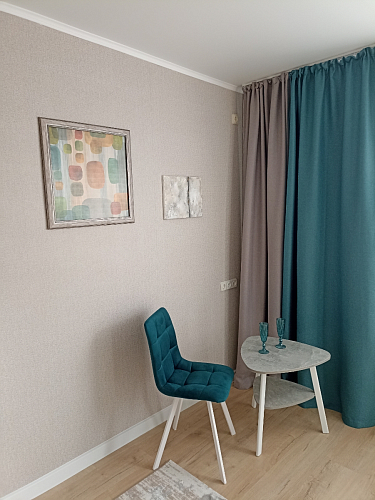 Стул на металлокаркасе Чилли К светло-серый велюр / черный каркас фото покупателя 1083