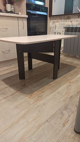 Стол-книжка СтК6 венге / дуб молочный высота 54 см фото покупателя 80