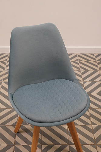 Деревянный стул Bonuss light purple / wood из шоурума 5