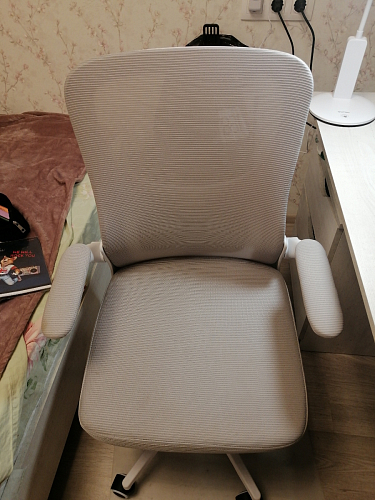 Компьютерное кресло Konfi gray / blue / white фото покупателя 136