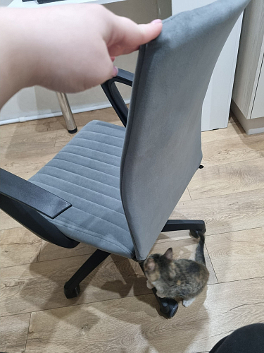 Компьютерное кресло Spark флок розовый 137 фото покупателя 8