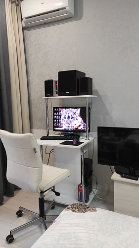 Компьютерный стол КСТ-12 белый фото покупателя 22