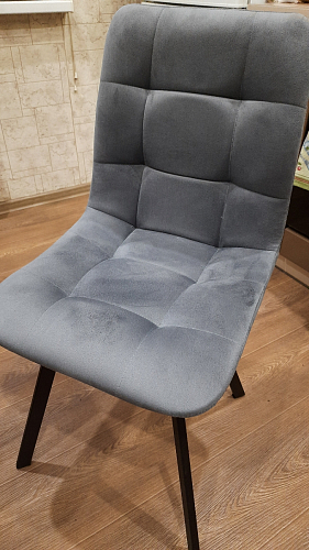 Стул на металлокаркасе Чилли зеленый / черный фото покупателя 834