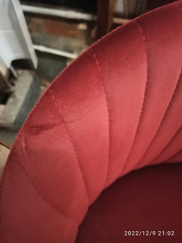 Стул на металлокаркасе Gabi dark beige / black / silver фото покупателя 118