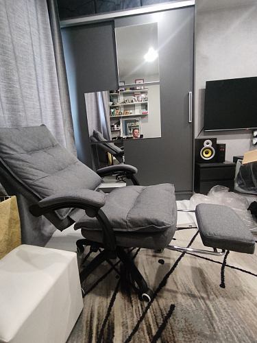 Компьютерное кресло Rapid голубое фото покупателя 104