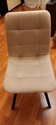 Стул на металлокаркасе Чилли светло-серый / белый каркас фото покупателя 392