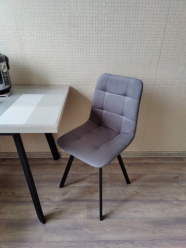 Стул на металлокаркасе Чилли бежевый / белый каркас фото покупателя 1376