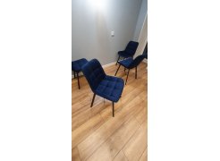 Стул на металлокаркасе Челси светло-серый / черный каркас фото покупателя 202