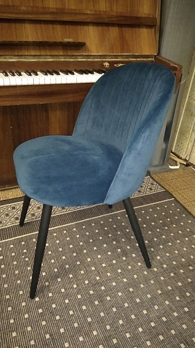 Стул на металлокаркасе Gabi 1 light purple / black фото покупателя 261