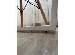 Деревянный стол Барон О 200 х 90 черная пленка шагрень / белый фото покупателя 6