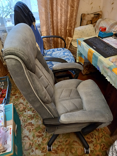 Компьютерное кресло Traun dark gray / black фото покупателя 21