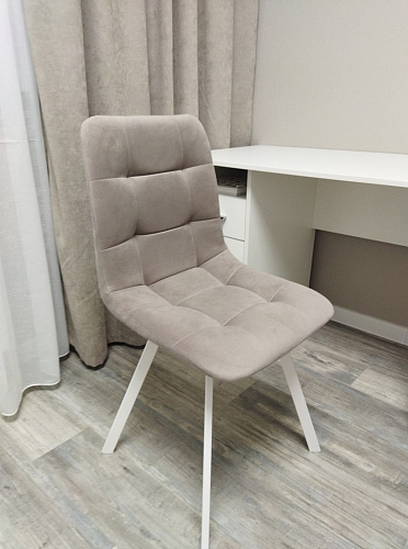 Стул на металлокаркасе Чилли К кирпичный / черный фото покупателя 683