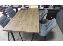 Стул на металлокаркасе Челси латте / черный фото покупателя 171