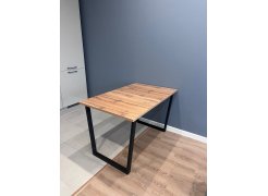 Деревянный стол Лота Лофт 120(160)х75 черный матовый / бетон светлый фото покупателя 725