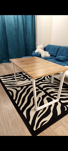 Стол раскладной Лота Лофт 120 25 мм юта / черный матовый фото покупателя 294