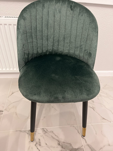 Стул на металлокаркасе Gabi 1 line light blue / black фото покупателя 98